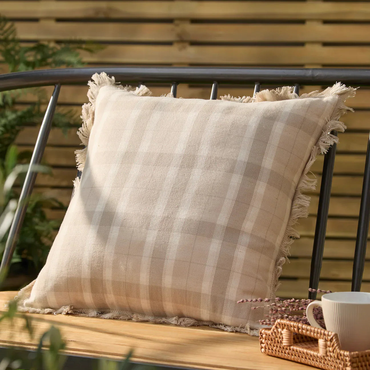 Voyage Maison (Riva Home) Outdoor Designer Cushions ARROCHAR OUTDOOR TARTAN CUSHION by Voyage Maison