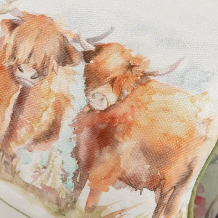 Voyage Maison (Riva Home) Outdoor Designer Cushions HIGHLAND OUTDOOR CUSHION ORANGE by Voyage Maison