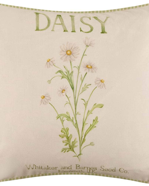 Daisy Printed Outdoor Cushion Green by Voyage Maison