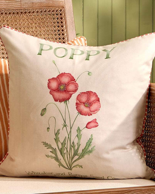 Voyage Maison Poppy Printed Outdoor Cushion Red