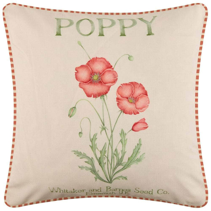 Voyage Maison Poppy Printed Outdoor Cushion Red