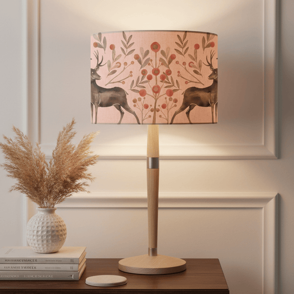SOLENSIS TALL TABLE LAMP & EDO MULBERRY SHADE BUNDLE by Voyage Maison.