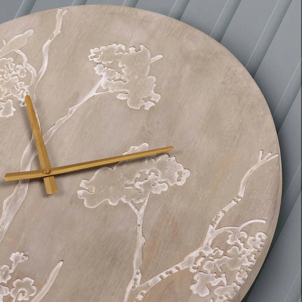 PALOMA WOODEN CLOCK – WEATHERED OAK  by Voyage Maison