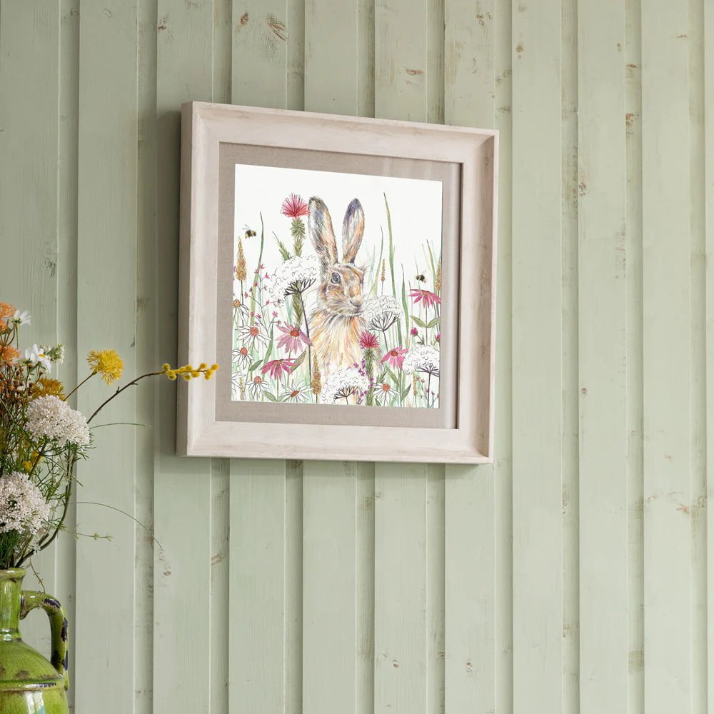 Voyage Maison (Riva Home) Voyage Maison Artwork Voyage Maison Winnie Birch Hare Framed Print - 46x46cm