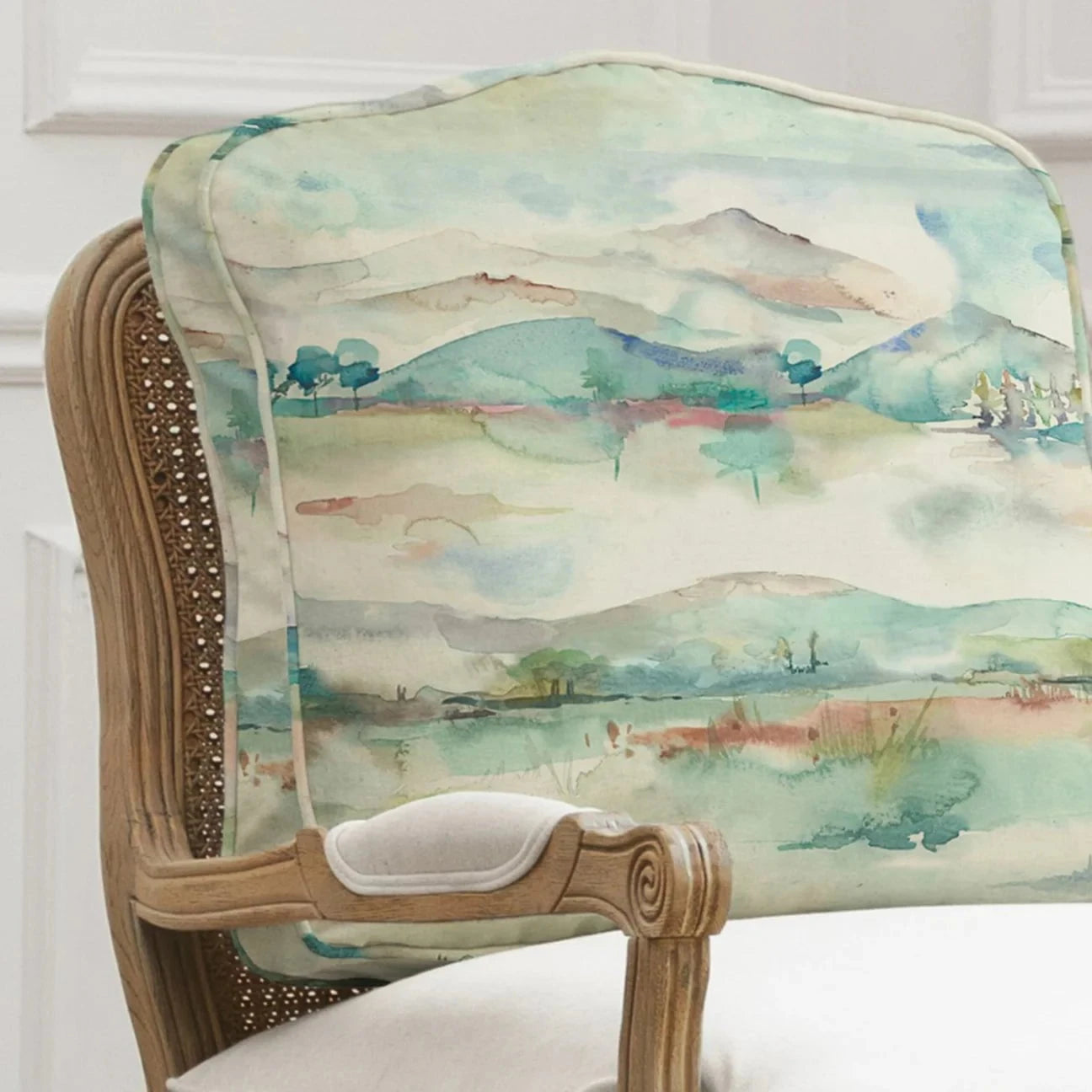 Voyage Maison (Riva Home) Voyage Maison Chair Cover Russet Shores Florence Chair Cover Linen FLORENCE CHAIR COVER – MULTI-PATTERNS available by Voyage Maison