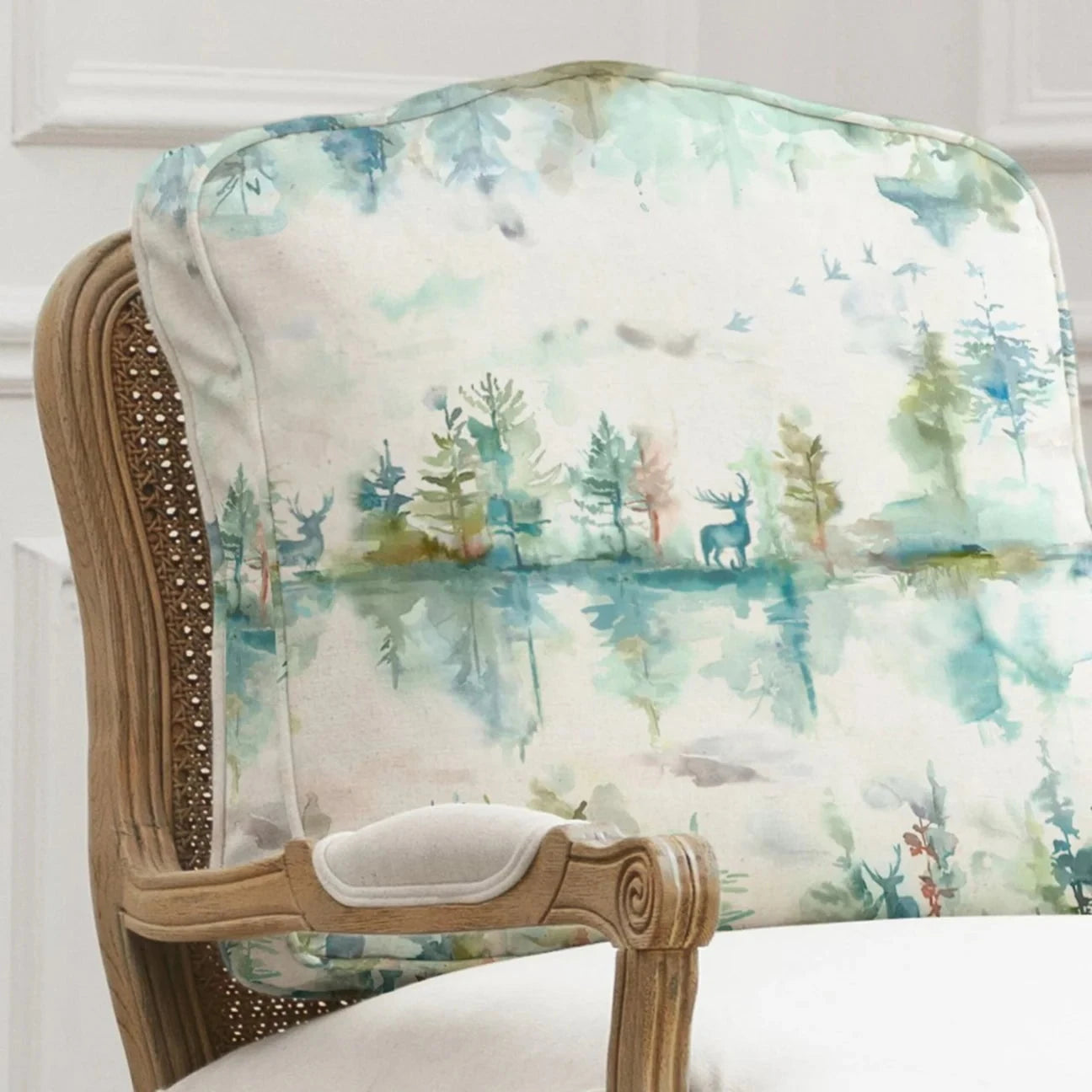 Voyage Maison (Riva Home) Voyage Maison Chair Cover Wilderness Florence Chair Cover Topaz FLORENCE CHAIR COVER – MULTI-PATTERNS available by Voyage Maison