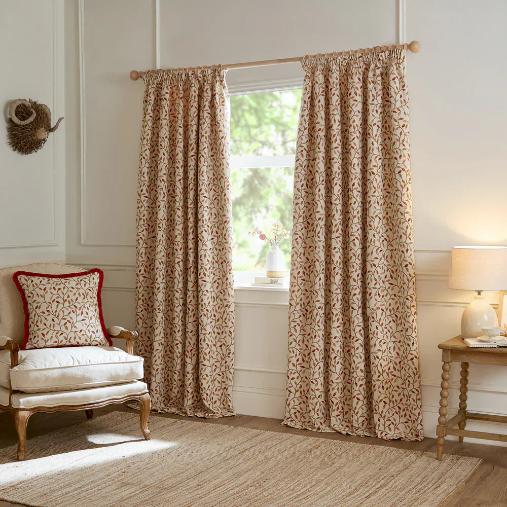 Voyage Maison (Riva Home) Voyage Maison Curtains 168 x 229cm / Rednut CERVINO PENCIL PLEAT CURTAINS by Voyage Maison