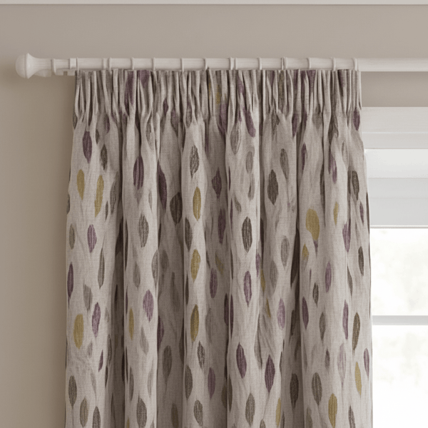 SAROMA PRINTED PENCIL PLEAT CURTAINS IRONSTONE
by Voyage Maison