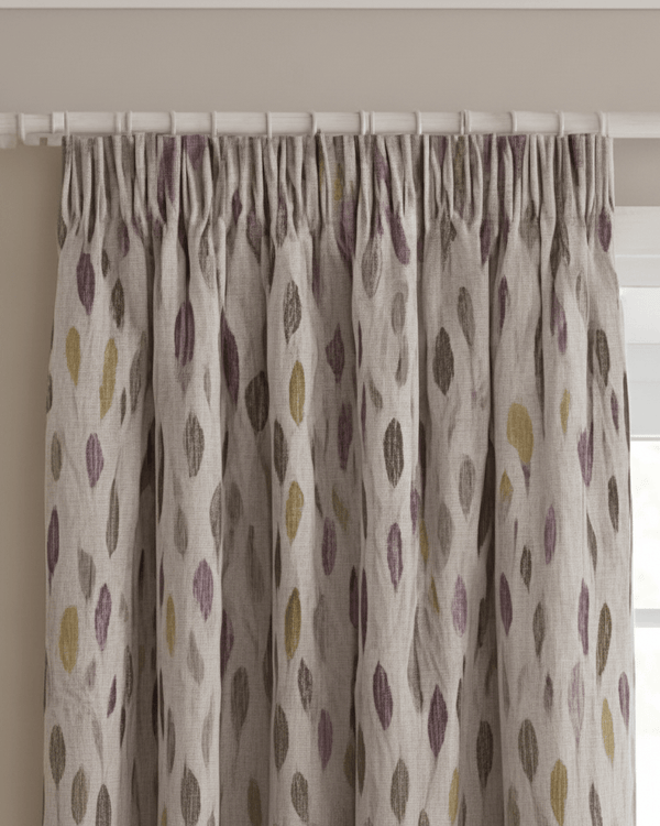 SAROMA PRINTED PENCIL PLEAT CURTAINS IRONSTONE
by Voyage Maison