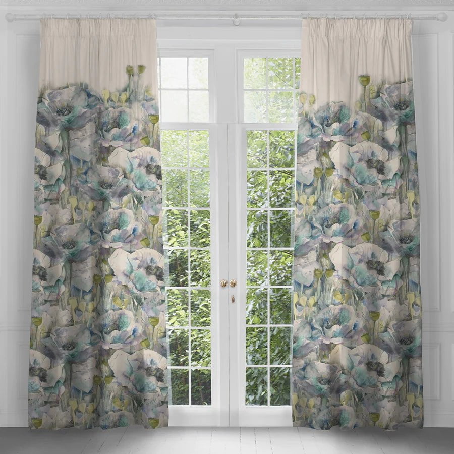 Voyage Maison (Riva Home) Voyage Maison Curtains Voyage Maison Papavera Veronica Printed Pencil Pleat Curtains