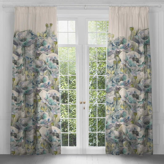 Voyage Maison (Riva Home) Voyage Maison Curtains Voyage Maison Papavera Veronica Printed Pencil Pleat Curtains