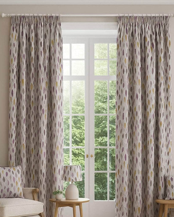 SAROMA PRINTED PENCIL PLEAT CURTAINS IRONSTONE
by Voyage Maison