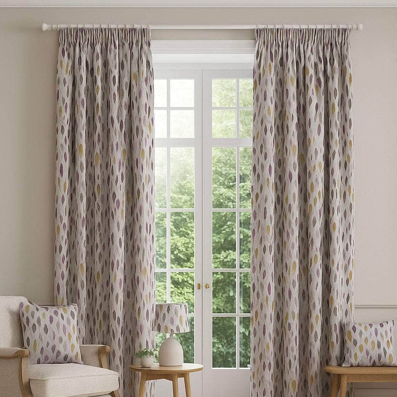 SAROMA PRINTED PENCIL PLEAT CURTAINS IRONSTONE
by Voyage Maison