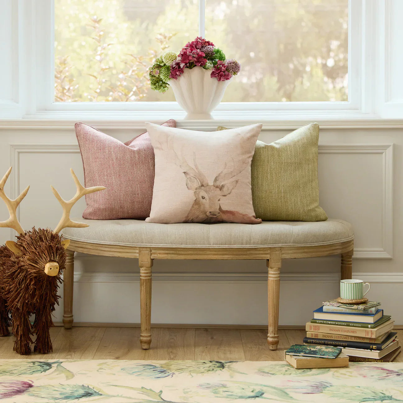 Voyage Maison (Riva Home) Voyage Maison Cushion GREGOR STAG PRINTED CUSHION NATURAL
by Voyage Maison