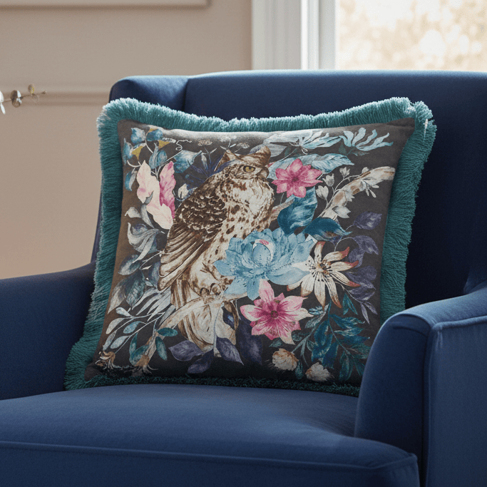 Voyage Maison (Riva Home) Voyage Maison Cushion Halcyon Onyx Cushion by Voyage Maison