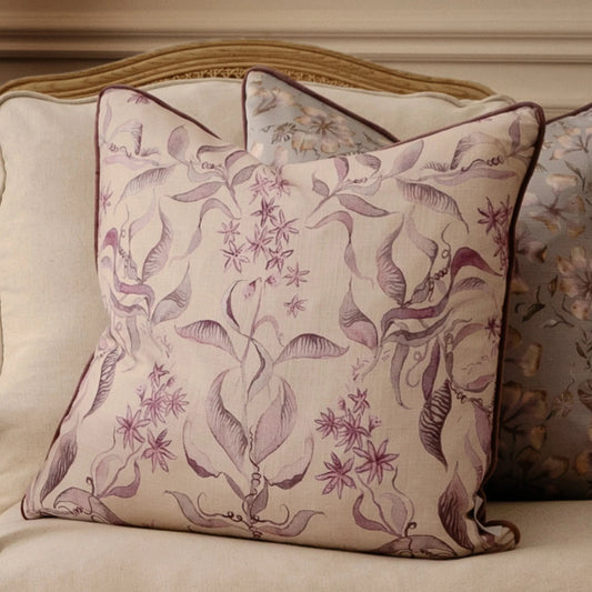 Voyage Maison (Riva Home) Voyage Maison Cushion Hyacinth Hettie Printed Piped Cushion by Voyage Maison