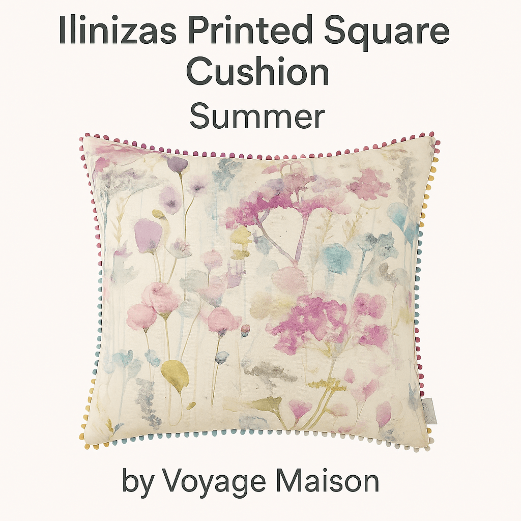 Voyage Maison (Riva Home) Voyage Maison Cushion Ilinizas Printed Square Cushion Summer  by Voyage Maison