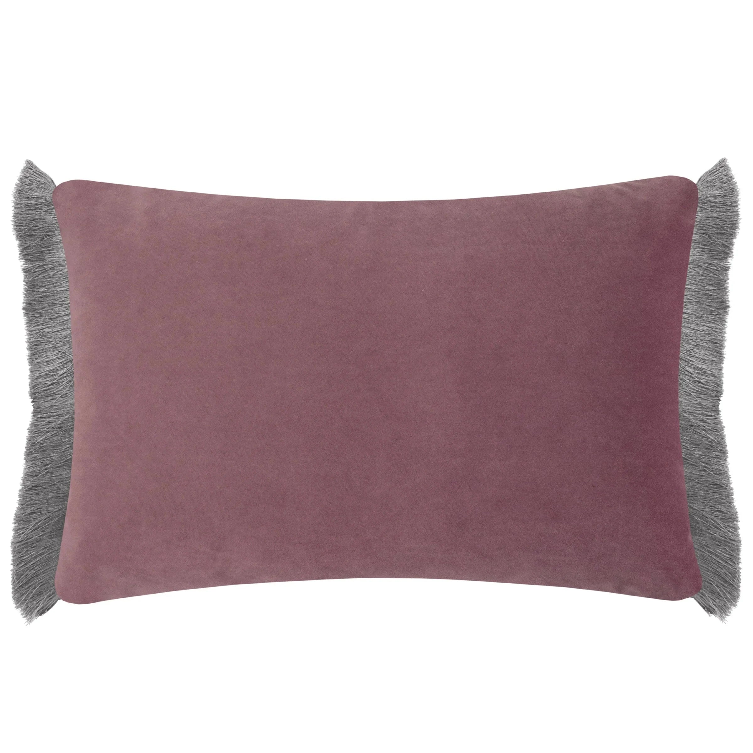 Voyage Maison (Riva Home) Voyage Maison Cushion SERAPHINA PRINTED RUCHE FRINGE CUSHION – DUCK EGG by Voyage Maison