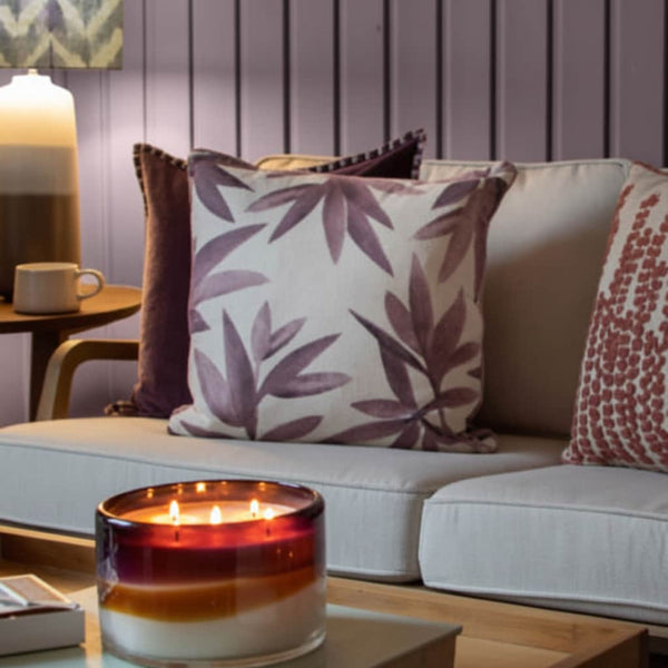 SILVERWOOD DUSK FEATHER FILLED CUSHION by Voyage Maison