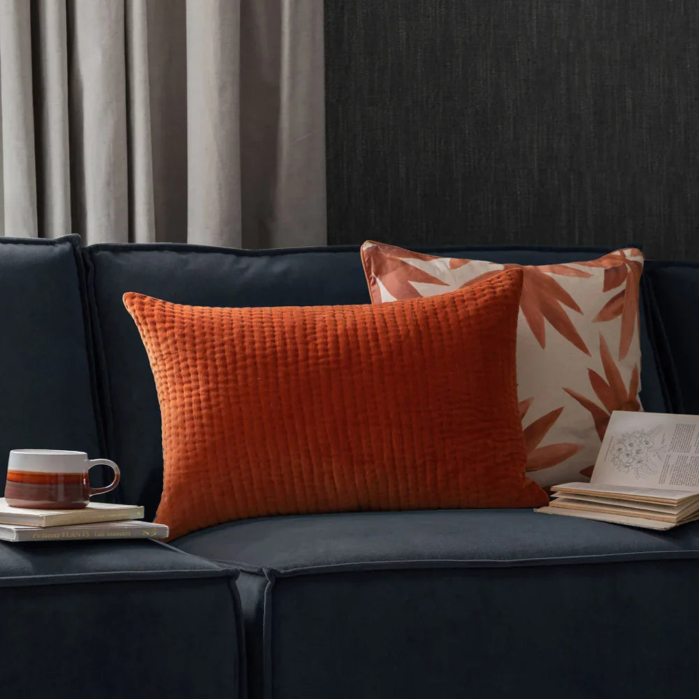Voyage Maison (Riva Home) Voyage Maison Cushion sunset / Rectangular HAZE EMBROIDERED FEATHER FILLED CUSHION by ADDITIONS (Voyage Maison)