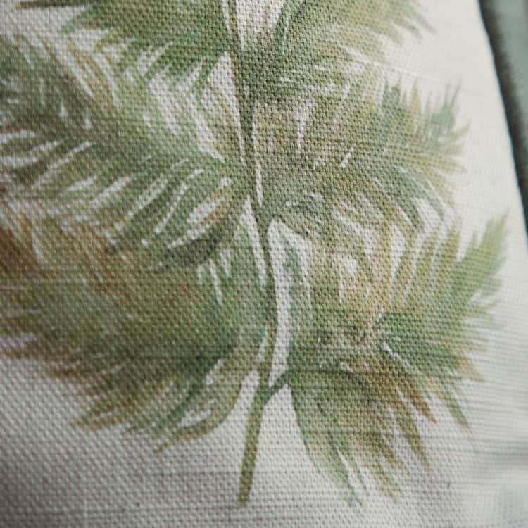 Voyage Maison (Riva Home) Voyage Maison Cushion VERBENA PRINTED PIPED CUSHION LINEN by Voyage Maison