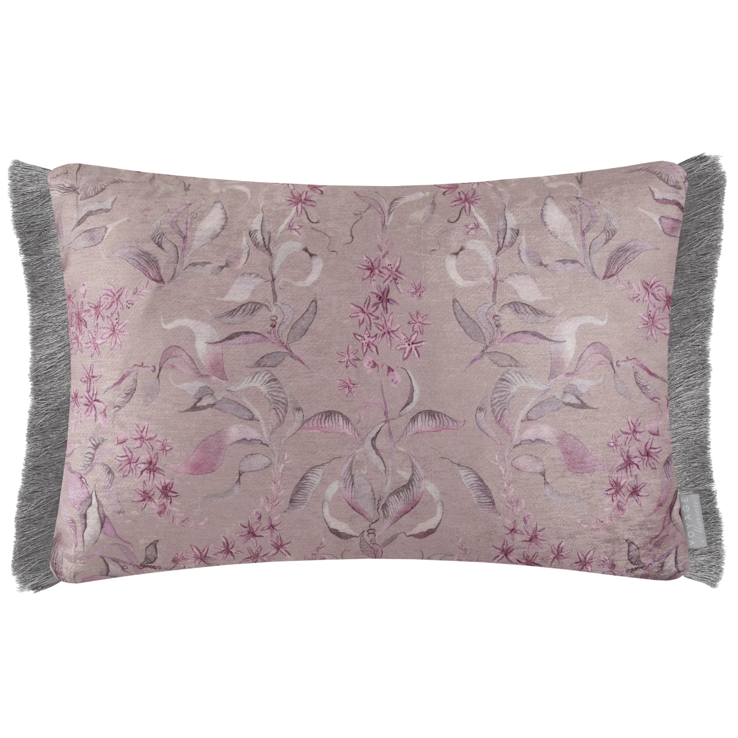 Voyage Maison (Riva Home) Voyage Maison Cushion Viola Voyage Maison Hettie Printed Ruche Fringe Cushion