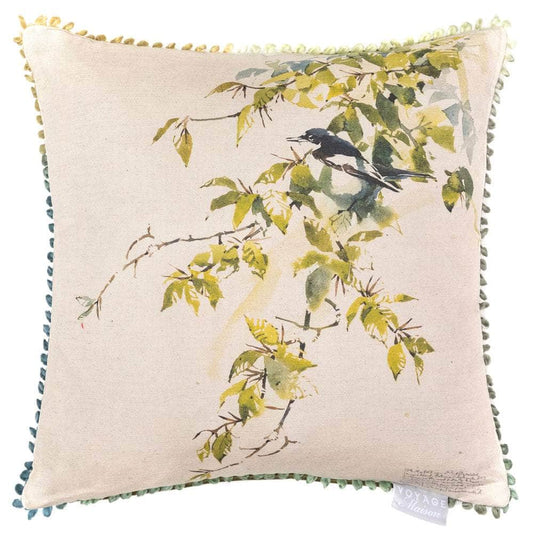 Voyage Maison (Riva Home) Voyage Maison Cushion Voyage Maison & Darren Woodhead Flycatcher Printed Cushion Spring