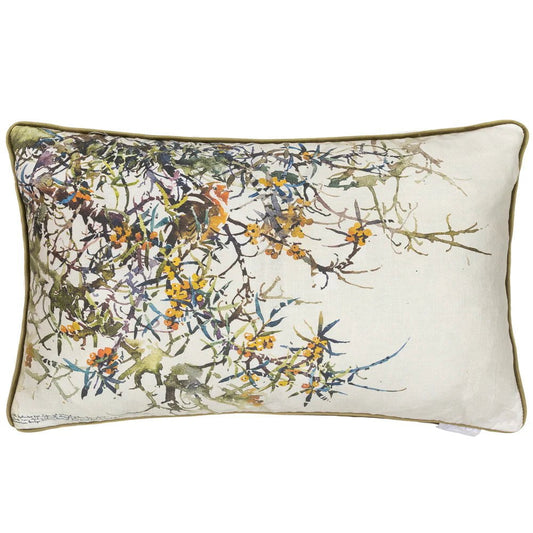 Voyage Maison (Riva Home) Voyage Maison Cushion Voyage Maison & Darren Woodhead Hawthorn Printed Cushion Olive