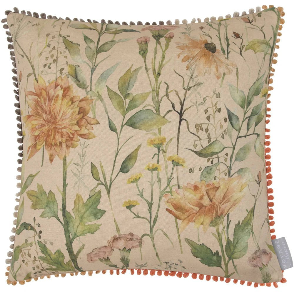 Voyage Maison (Riva Home) Voyage Maison Cushion Voyage Maison Delamere Printed Cushion in Apricot