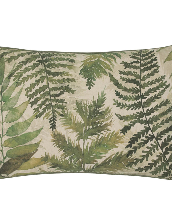 Voyage Maison Elowen Printed Piped Cushion in Linen