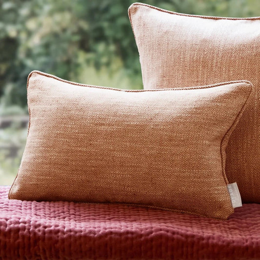 Voyage Maison (Riva Home) Voyage Maison Cushion Voyage Maison Jedburgh Textured Woven Rectangular Cushion Rust