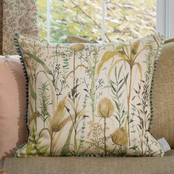 Lydiard Printed Cushion Linen by Voyage Maison