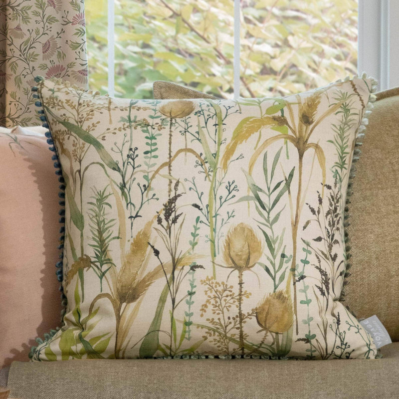 Lydiard Printed Cushion Linen by Voyage Maison
