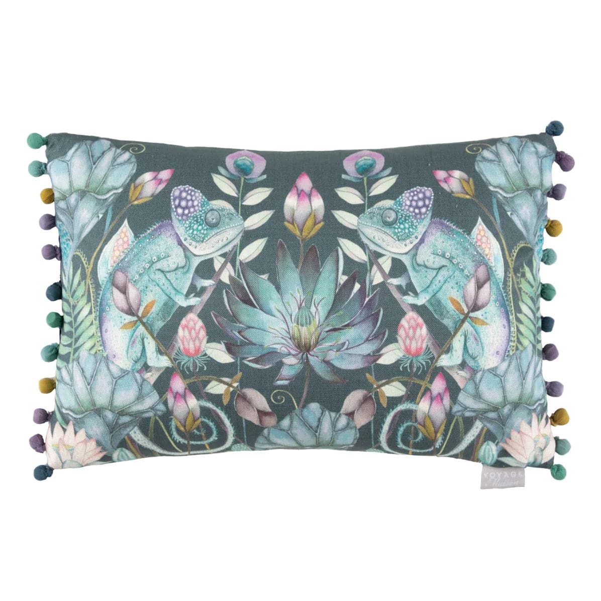 Voyage Maison (Riva Home) Voyage Maison Cushion Voyage Maison & Marie Burke Osawi Printed Cushion Emerald