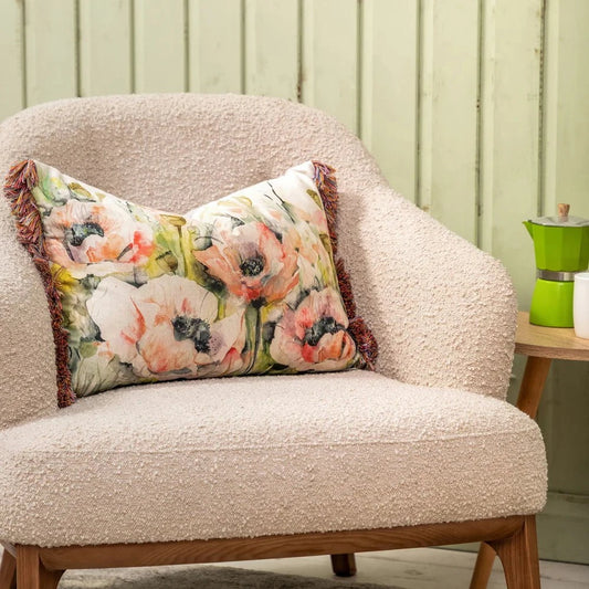 Voyage Maison (Riva Home) Voyage Maison Cushion Voyage Maison Papavera Printed Cushion Sweetpea
