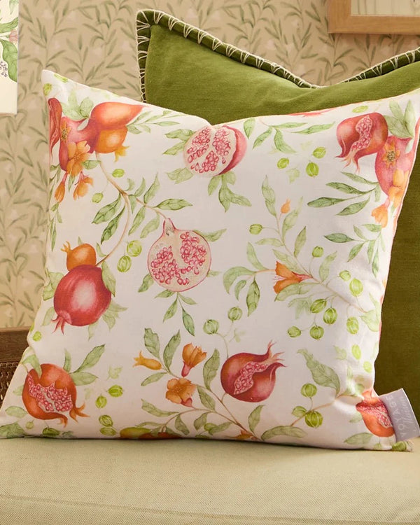 Voyage Maison Pomegranate Grove Printed Cushion Red