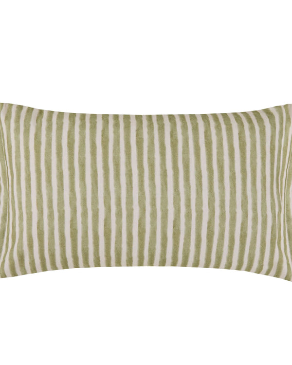 PRIMAVERA PRINTED CUSHION IN CLOVER by Voyage Maison