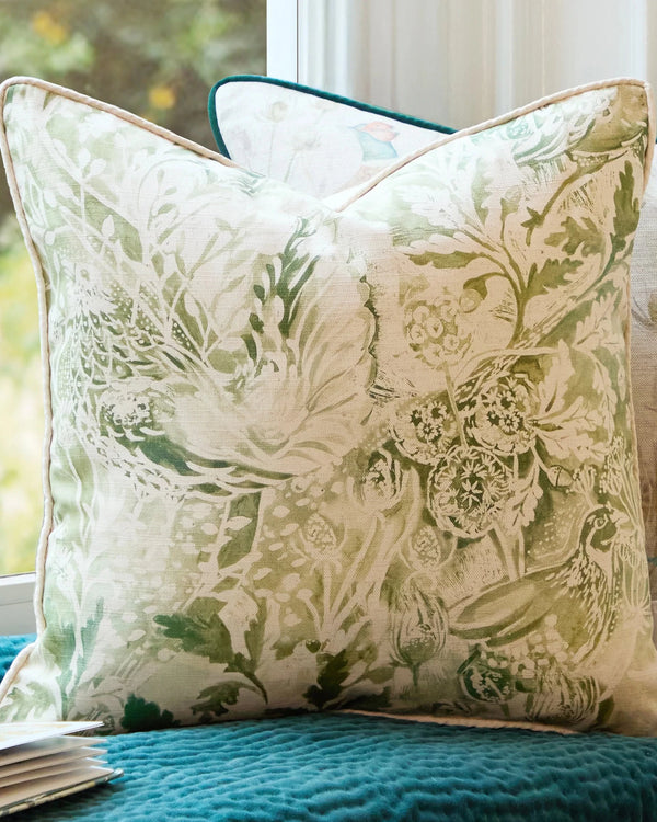 Rothesay Printed Piped Cushion Meadow by Voyage Maison