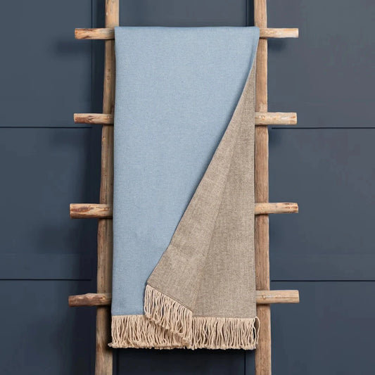 Voyage Maison (Riva Home) Voyage Maison Cushion Voyage Maison Selkirk Woven Throw Cornflower