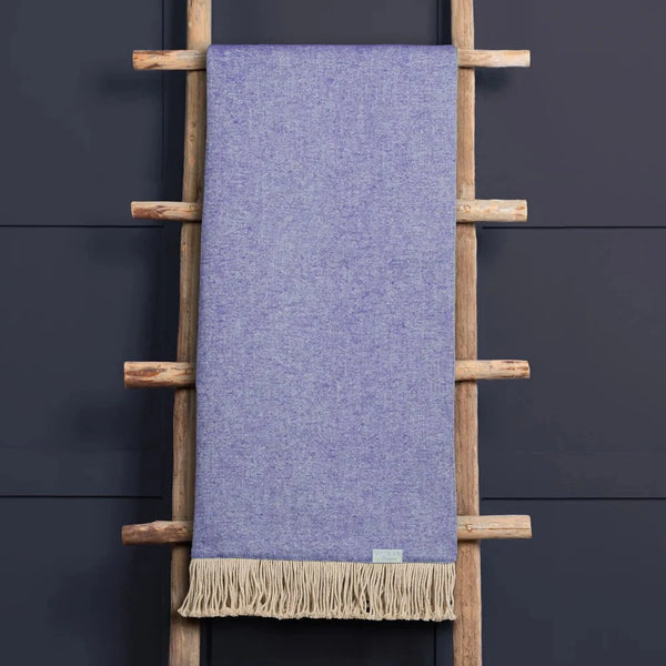 SELKIRK WOVEN THROW VIOLET by Voyage Maison