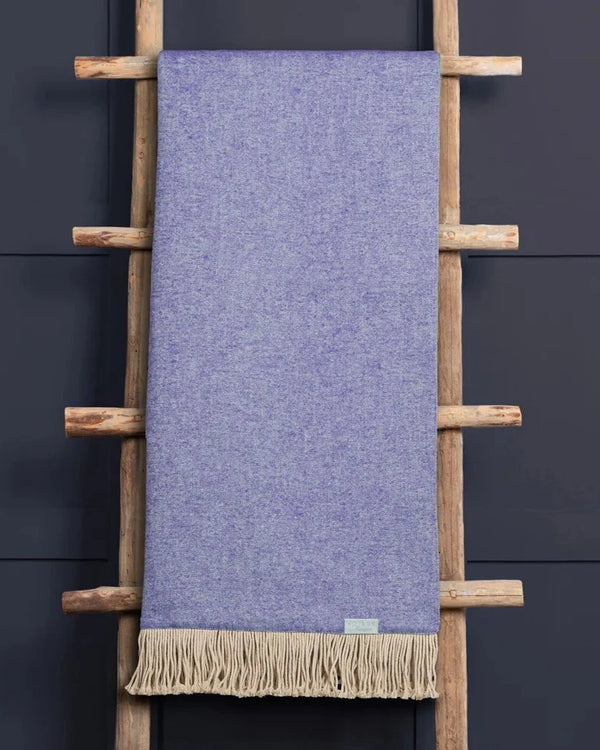 SELKIRK WOVEN THROW VIOLET by Voyage Maison