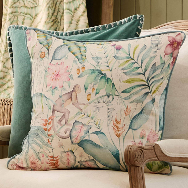 Voyage Maison Tropical Utopia Printed Cushion Oasis
