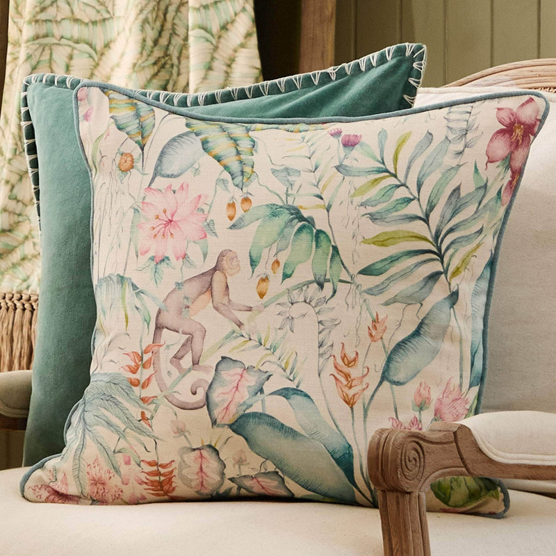 Voyage Maison Tropical Utopia Printed Cushion Oasis