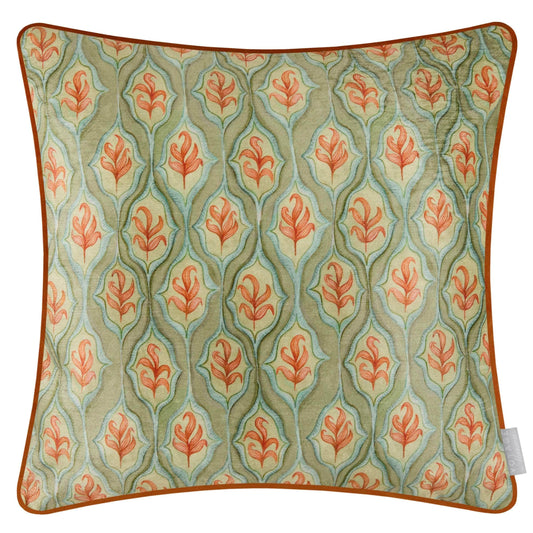 Voyage Maison (Riva Home) Voyage Maison Cushion Voyage Maison Zephyr Printed Velvet Cushion Emerald