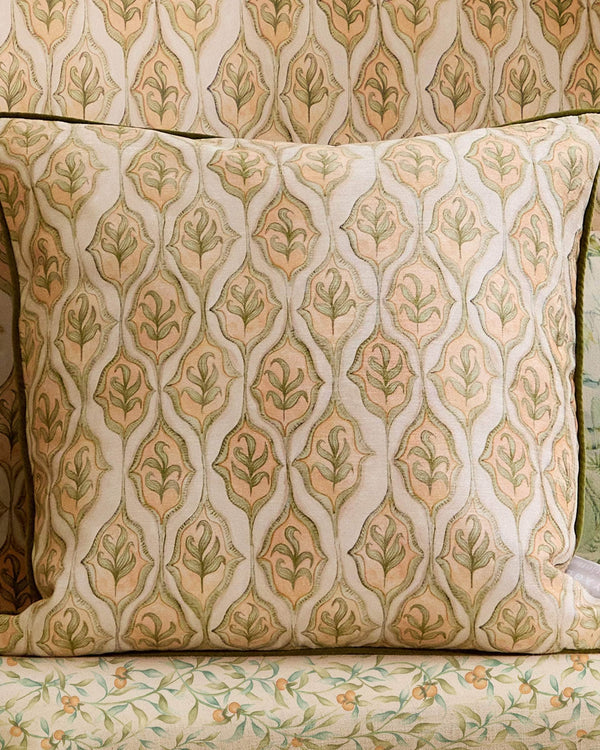 Voyage Maison Zephyr Printed Velvet Cushion Lotus