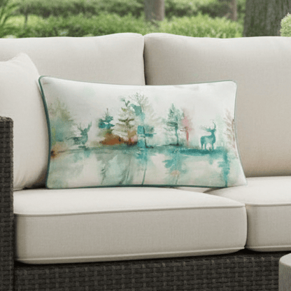 Voyage Maison (Riva Home) Voyage Maison Cushion WILDERNESS OUTDOOR CUSHION in TEAL by Voyage Maison