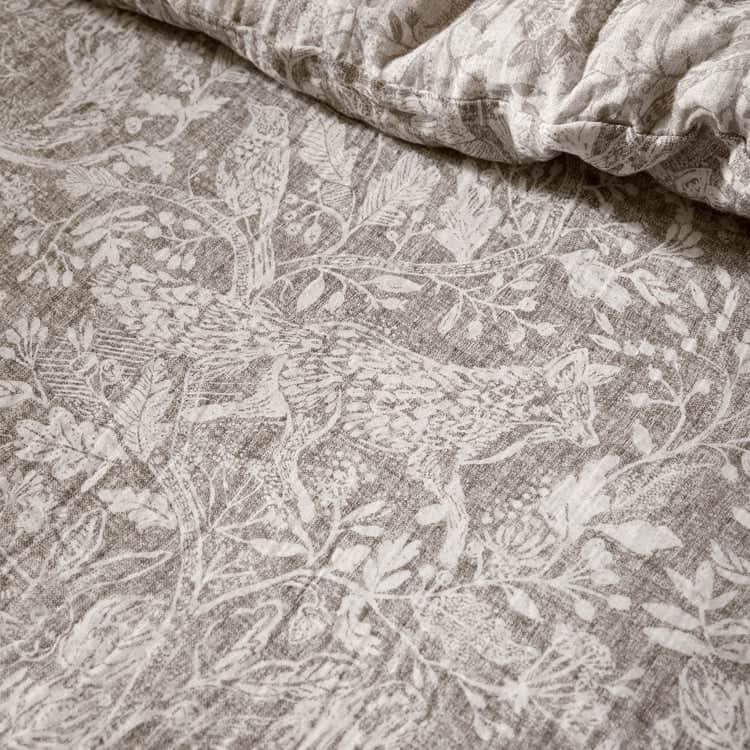 Voyage Maison (Riva Home) Voyage Maison Duvet Cover set CADEMUIR REVERSIBLE 100% COTTON MUSLIN DUVET COVER SET NUT by Voyage Maison