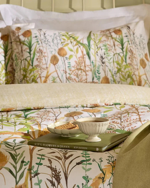 LYDIARD 100% COTTON REVERSIBLE DUVET COVER SET MULTICOLOUR by Voyage Maison