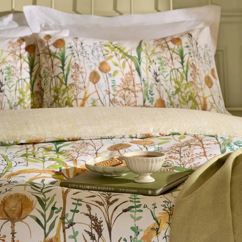 LYDIARD 100% COTTON REVERSIBLE DUVET COVER SET MULTICOLOUR by Voyage Maison