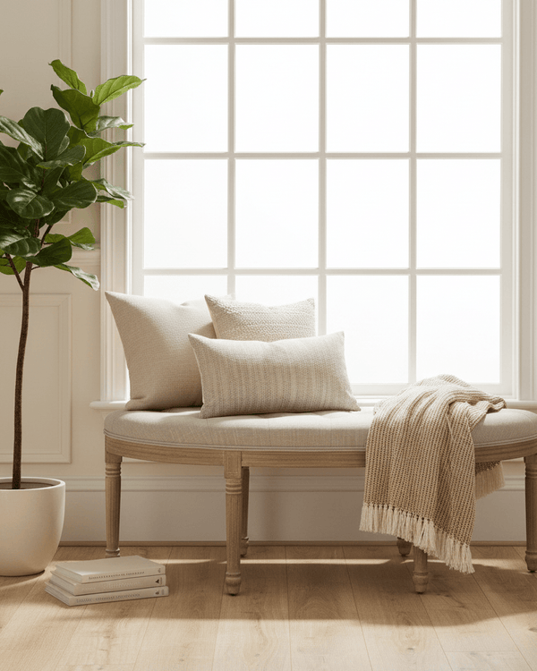 ANNETTE BENCH IN NATURAL
by Voyage Maison